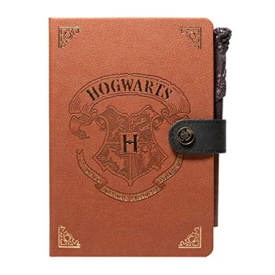 Bild av Grupo Erik Harry Potter Bullet Journal A5 Notebook Dotted With Wand Pen PU Gifts Merchandise Stationery