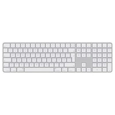 Bild av MiNGFi TPU tangentbordsskydd för Magic Keyboard med Touch ID och numerisk del model A2520 (2021+) EU/ISO tangentbordslayouten Transparent