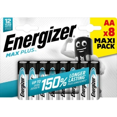 Bild av Energizer E301324600 Max Plus Mignon (AA) 8 stycken krom