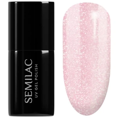 Bild av Semilac UV nagellack 164 rosa Crystals 7 ml kollektion My Story