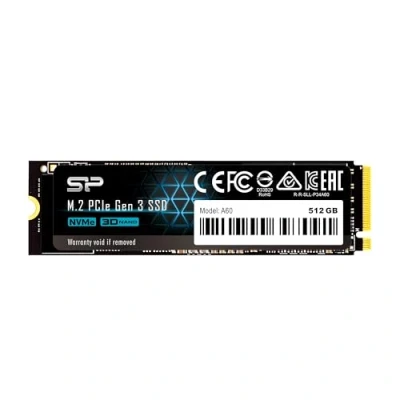 Bild av Silicon Power PCIe M.2 NVMe SSD 512GB Gen3x4 R/W up to 2, 200/1, 600MB/s Internal