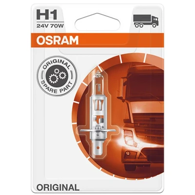 Bild av OSRAM 64155 01B Ampoule, projecteur longue portée H1 24V 70W 3200K Halogène RENAULT TRUCKS: T Serie, Midlum, MERCEDES BENZ: AROCS, ACTROS MP4