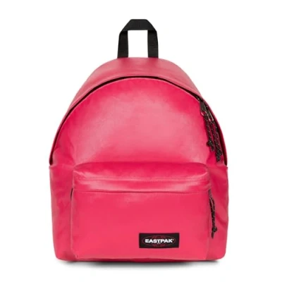 Bild av EASTPAK VADDERADE PAK&#039;R glansiga karminryggsäckar, glansig karmin, En storlek, karminryggsäck