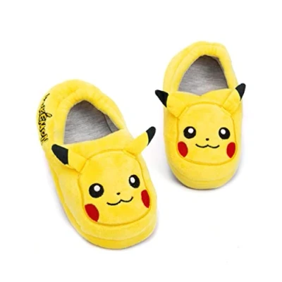 Bild av Pokemon Pikachu tofflor för pojkar och flickor 3D karaktär barnskor 30 EU