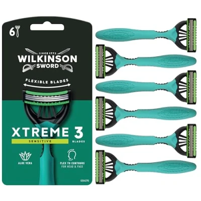 Bild av Wilkinson Sword Xtreme 3 Sensitive engångshyvel 6 pack för män