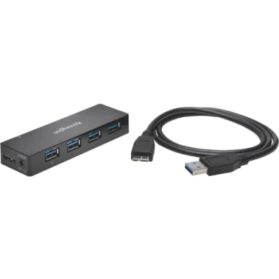 Bild av Kensington UH4000C USB Hub 4 porte Svart