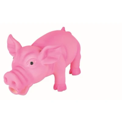 Bild av Trixie Pig animal sound latex/polyester fleece 17 cm Assorted