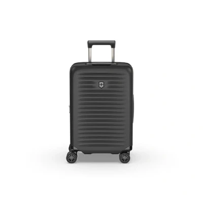 Bild av Victorinox Airox Advanced resväska med 4 hjul lätt hårt skal för kvinnor/män expanderbar, svart, Frequent Flyer Carry On, tillfällig