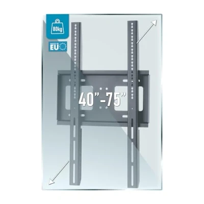 Bild av EDBAK PWB3 Universal Fixed Wall Mount Monteringssats (väggfäste) för platt panel stål svart, RAL 9005 skärmstorlek: 32 60 väggmonterbar