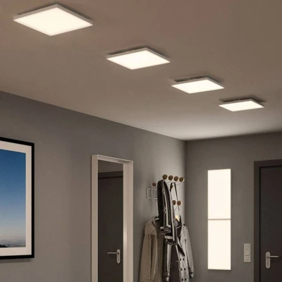 Bild av Paulmann 79825 LED Panel Velora vinkel inkl. 1x10,5 Watt dimbar taklampa vit matt ljuspanel metall 2700 K