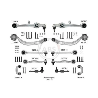 Bild av A.B.S. SMARTKIT 219902 Kit de réparation, bras triangulaire AUDI: A4 B7 Avant, Berline, A6 C5 VOLKSWAGEN: Passat B5 GP Berline