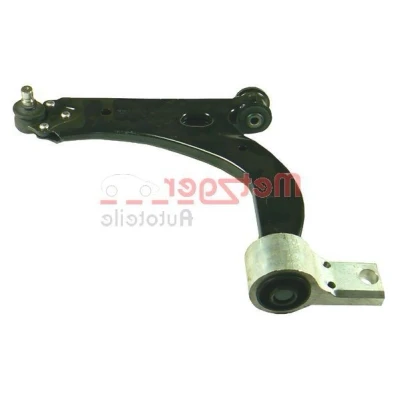 Bild av METZGER 58042401 Bras de suspension avec support en caoutchouc, rotule inférieur, Essieu avant gauche barre oscillant transversal