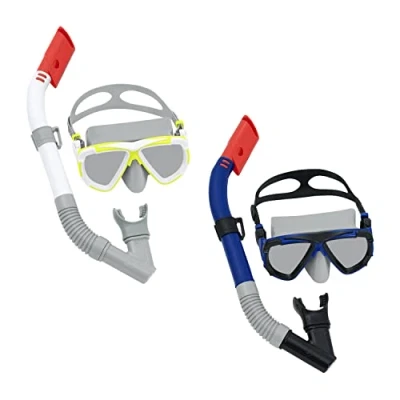 Bild av Bestway 24053 / 23, Vuxen, Halvtäckande cyklop, Snorkling, Polykarbonat, Blandade färger, 14 År