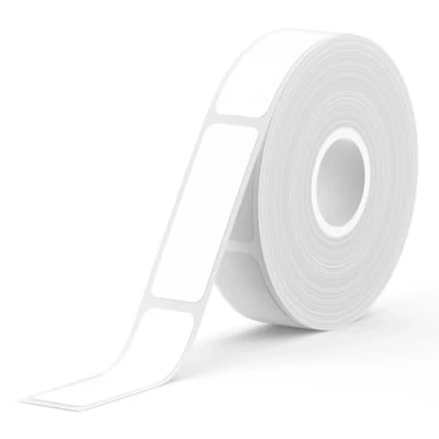 Bild av SUPVAN E10/E16 Självhäftande termisk multifunktionell adressetikett för kök, 12 mm x 40 mm, 170 Stuks(Wit)