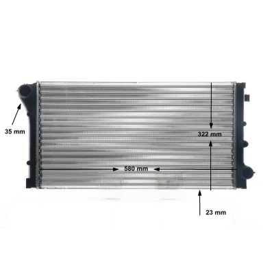 Bild av MAHLE ORIGINAL CR 1452 000S Radiateur du moteur FIAT: Panda II 5 portes