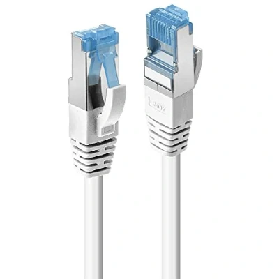 Bild av LINDY Cat.6A S/FTP PIMF LSOH, vit, 0,5 m patchkabel