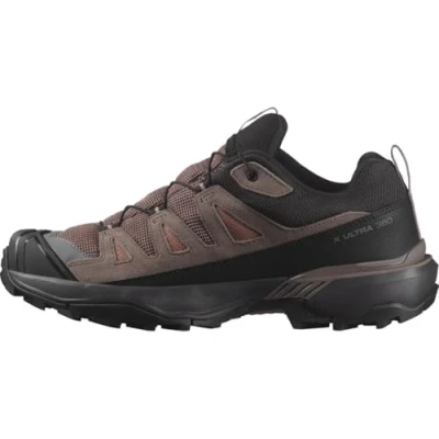 Bild av Salomon Dam X Ultra 360 läder Gore tex Vandringssko, Cognac Peppercorn svart, 44 EU