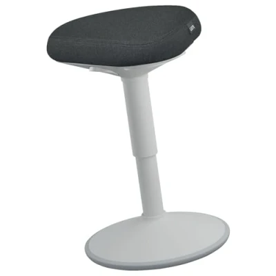 Bild av Leitz Ergo Active Sitting Stool with Comfort Seat Grey Pall 100% återvunnet tyg Upp till 110 kg
