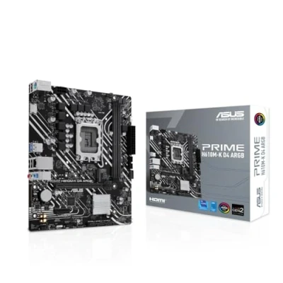 Bild av ASUS PRIME H610M K D4 ARGB Moderkort Intel H610 LGA1700 socket DDR4 RAM Micro ATX