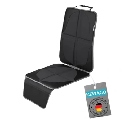 Bild av KEWAGO Barnstolsunderlag ISOFIX, bilsäteskuddar bilbarnstolskydd barn bilstolsskydd. Barnstolsdyna för bil, skydd, skyddsunderlag. Sätesskydd bil barnstol.