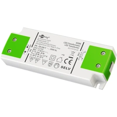 Bild av Goobay 65586 LED transformator 700 mA/20 W/LED för konstant ström/LED drivrutin strömkälla/transformator inomhusbelysning/strömförsörjningsljus