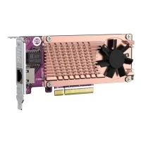 Bild av QNAP 2XPCIE2280 M.2SSD SL PCIEGEN3X8 1X AQC113C 10GBE NBASE T PORT