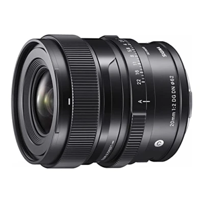 Bild av Sigma 20 mm F2 DG DN samtida lins för Sony E objektivbajonett