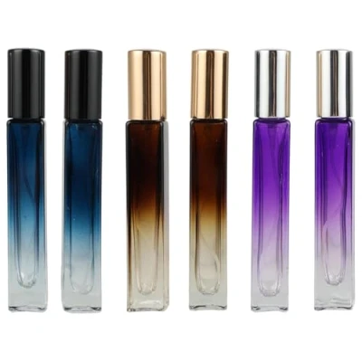 Bild av Lrocotanc parfymsprejflaska parfymfyllare, 6 stycken, 10 ml, för resor påfyllningsbar Perfume Travel Bottle ficksprejflaska (3 färger x 2)