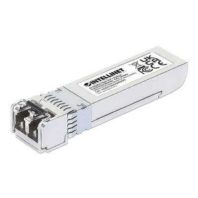 Bild av Intellinet Gigabit SFP Mini GBIC sändare för LWL kabel 10GBase SR (LC) Multimode Port 300 m silver