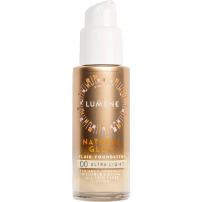 Bild av Lumene Natural Glow Fluid Foundation SPF20 00 Ultra Light 30 ml