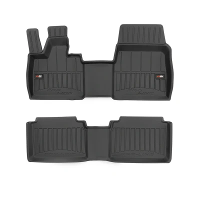 Bild av FROGUM proLine 3D 3D425194 Ensemble de tapis sol Caoutchouc avant et arrière 2 noir Sur mesure oscaro, mister auto, yakarouler