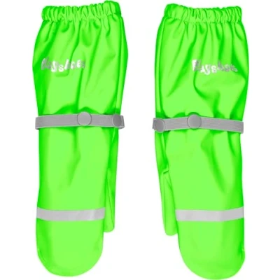 Bild av Playshoes unisex barn lera fleece foder varm vind och vattentät handskar, NEONGRÖNT, 2 (ca. 4 Years)