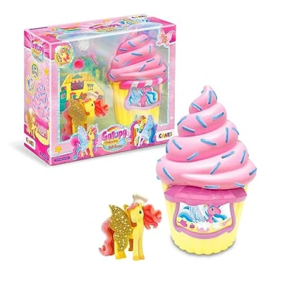 Bild av CRAZE Galupy Unicorn Cafe Crema lekset inklusive häst samlarfigur med guldvingar kockhatt 18880 vacker färgglad