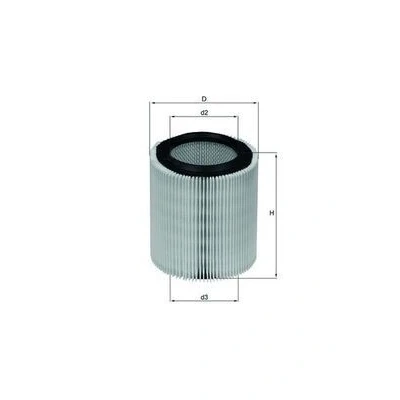 Bild av MAHLE ORIGINAL LX 898 Filtre à air 166,0 147,5 Cartouche filtrante LAND ROVER: Defender SUV, Range Rover 1, SUV Cabriolet