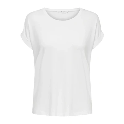 Bild av ONLY Moster Oneck NOOS Tshirt bas, Storlek: XS, White