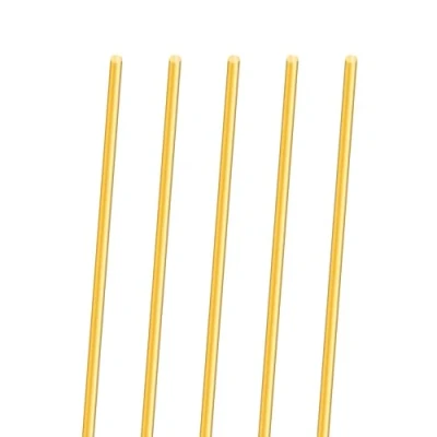 Bild av 5 st 2 mm mässingstav, iMeistek 300 längd mässing solid rund stång stift för svarvstång stång, gör det själv hantverk