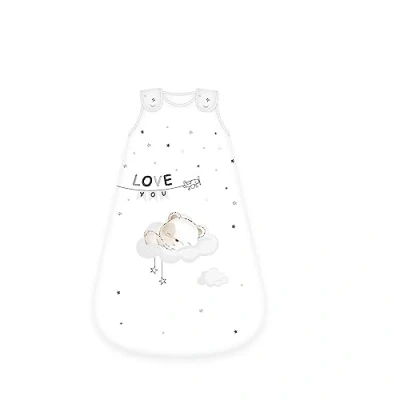 Bild av Herding Baby Best babysovsäck sovande liten björn, björnmotiv, 70 x 45 cm, dragkedja runt om på sidan och tryckknappar