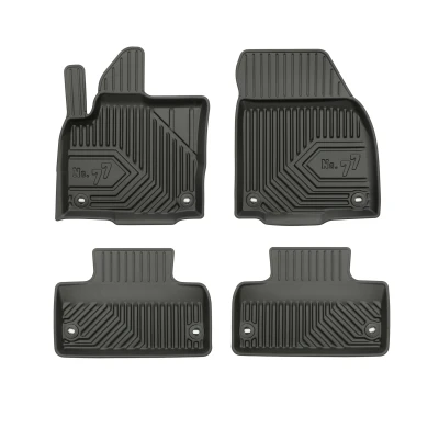 Bild av FROGUM No. 77 77408937 Ensemble de tapis sol Caoutchouc avant et arrière 4 noir Sur mesure LAND ROVER: Range Rover Evoque