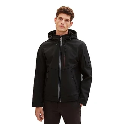 Bild av TOM TAILOR Herr 1037330 jacka, 2999 Svart, XL, 29999 XL