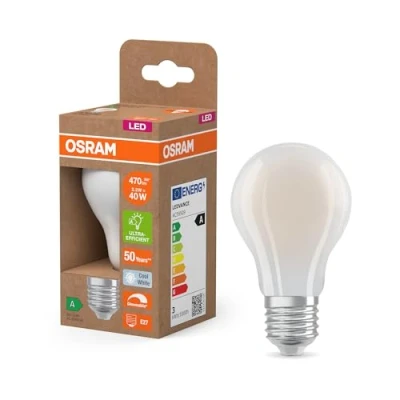 Bild av OSRAM LED lampa matt E27 2,2W 4000K 470lm dimbar