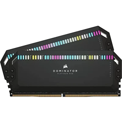 Bild av Corsair Dominator Platinum RGB DDR5 6600 64GB CL32 Dual Channel (2 pcs) Intel XMP Svart med