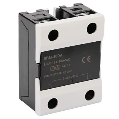 Bild av SSR 24 480V AC halvledarrelä BRM 40DA Belastning 3 32V DC vid 40A utgång enfas halvledarrelä,Relä