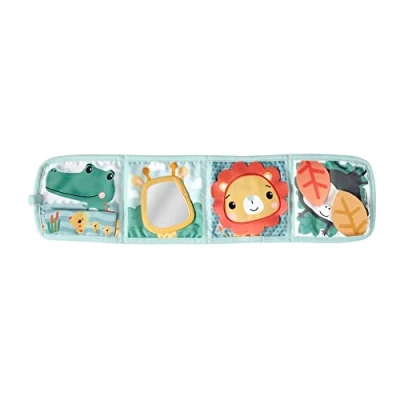 Bild av Fisher Price leksak för nyfödda med sensoriska detaljer lek på mage, ompositionerbar och vikbar aktivitetspanel baby, HML63