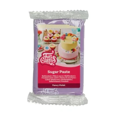 Bild av FunCakes Rollfondant Fancy Violet: Lätt att använda, smidig, flexibel, mjuk och perfekt för dekorera kakor, halal, kosher glutenfri, 250 g