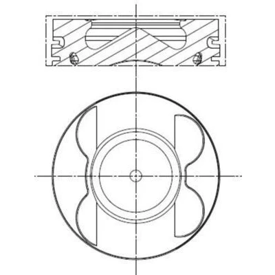 Bild av Kolv Mahle 001 PI 00107 000