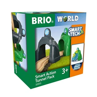 Bild av BRIO Bahn 33935 Smart Tech Action Tunnels Hastighet