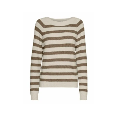 Bild av Vero Moda Vmdoffy NOOS Stickad tröja, Storlek: XS, Birch
