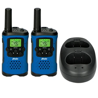 Bild av Alecto FR175BW Walkie Talkies för barn och vuxna 2 radioapparater med 7 km räckvidd blå