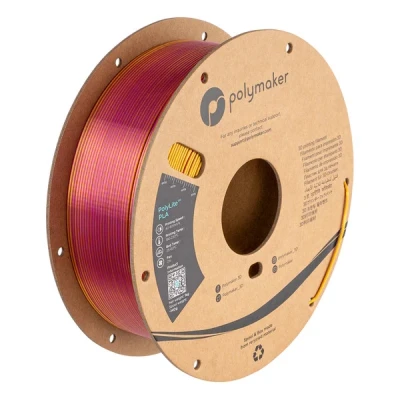 Bild av Polymaker PolyLite Silk PLA Dual Color 1,75mm 1kg Banquet Gold Magenta