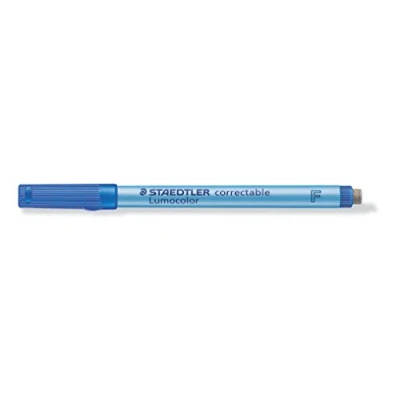 Bild av Staedtler OHP pen Lumocolor correctable 10 pcs F blu